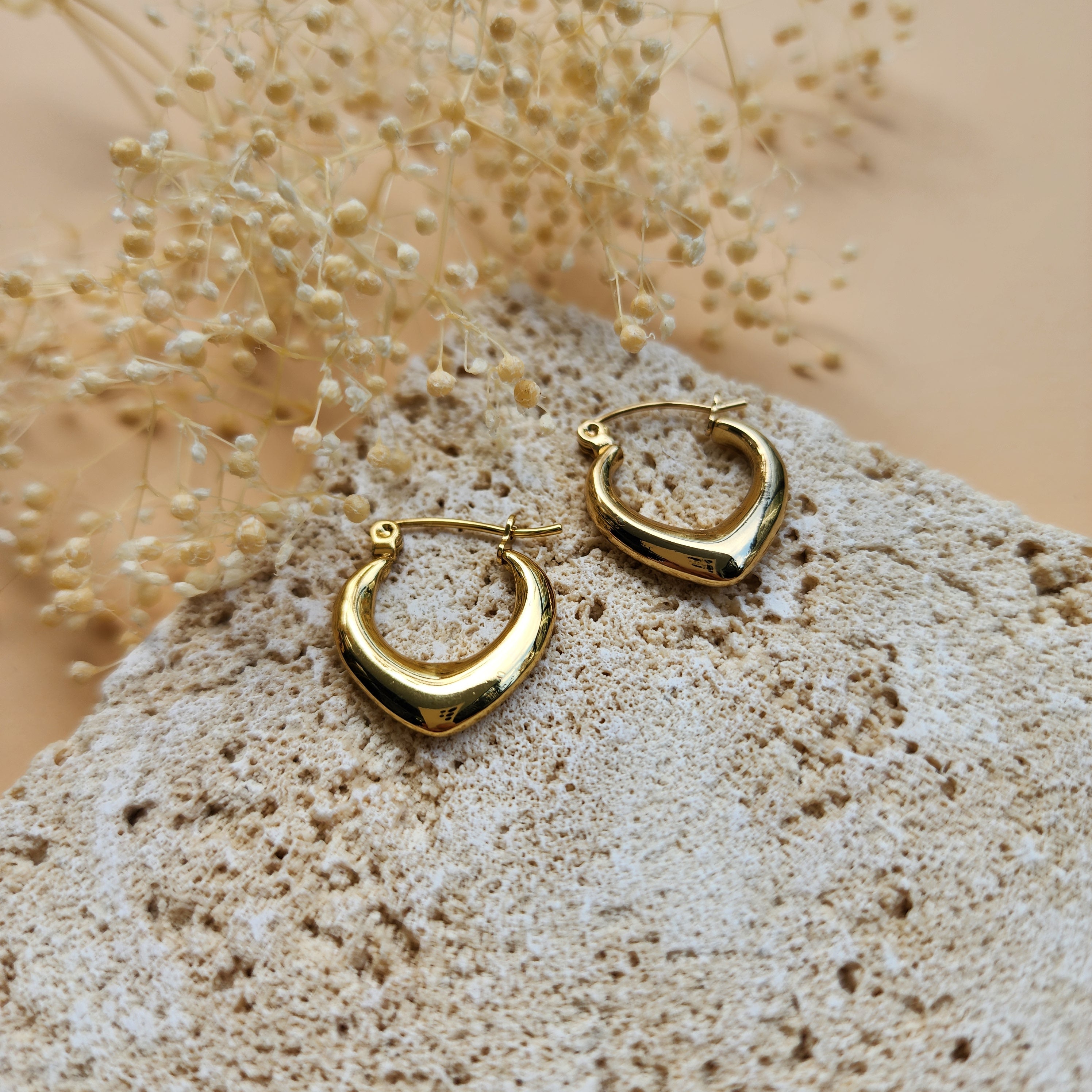 Gold plated earrings "Bella"