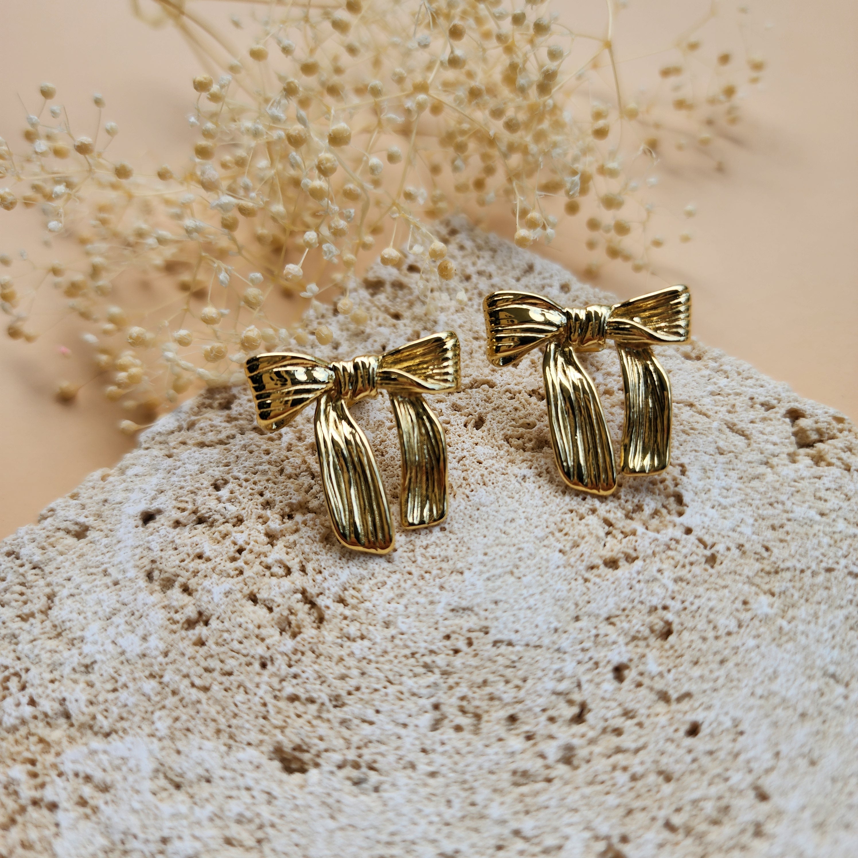 Gold plated earrings "Chloe"