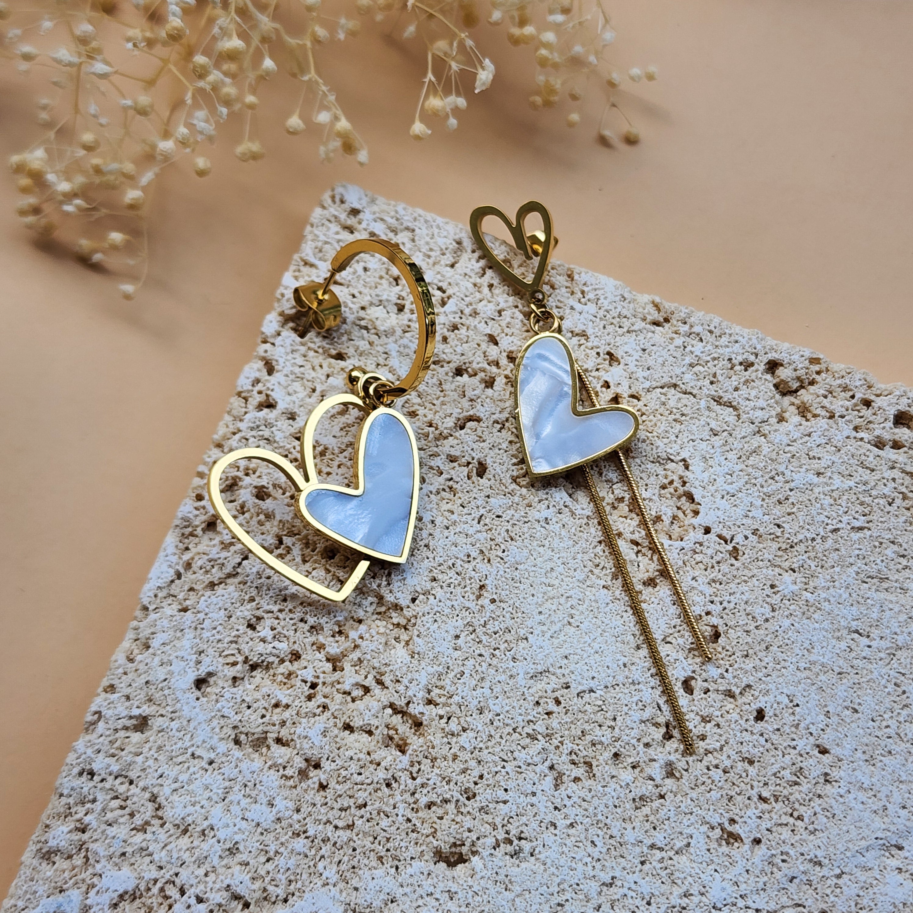 Heart earrings