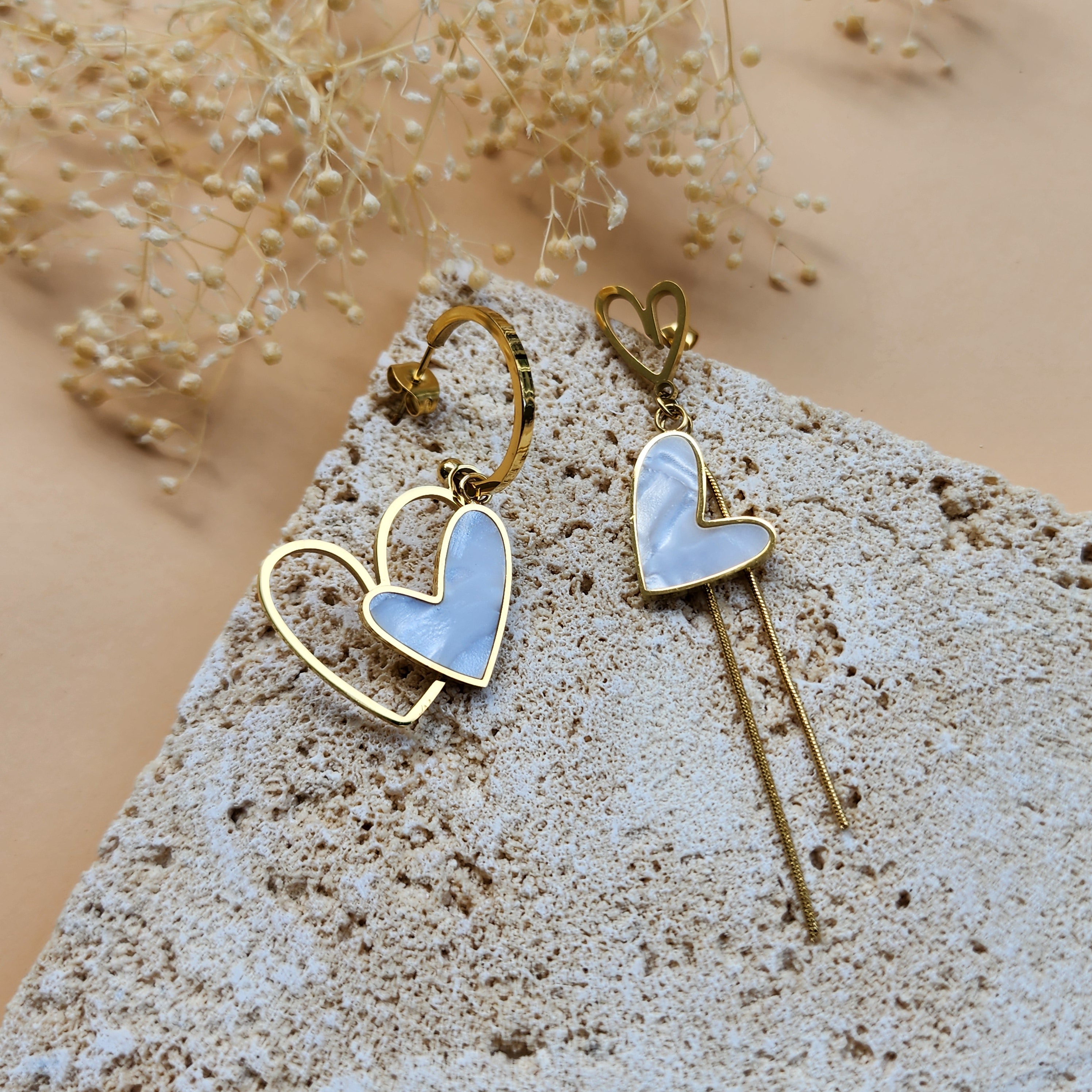 Heart earrings