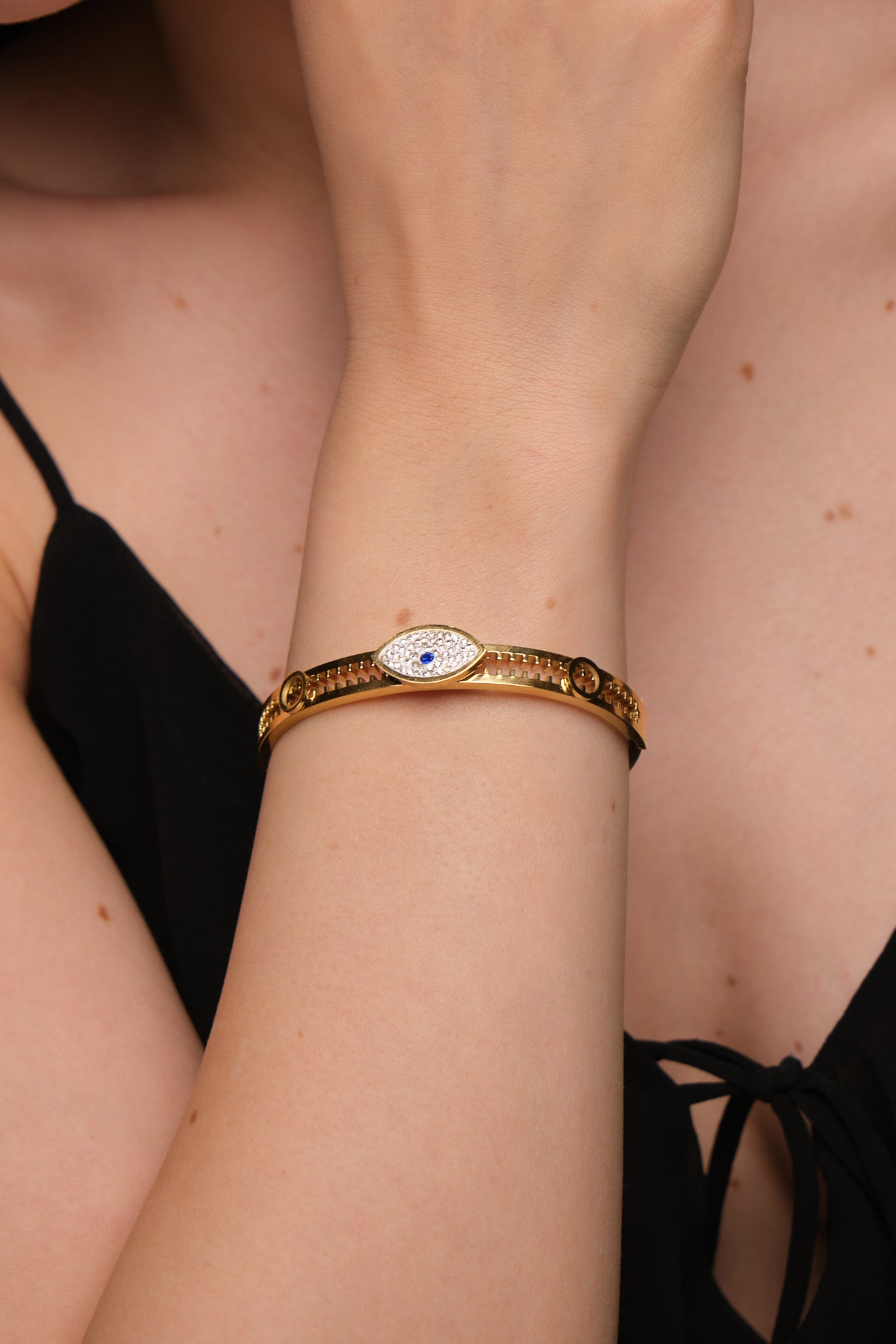 Evil eye Bangle Bracelet