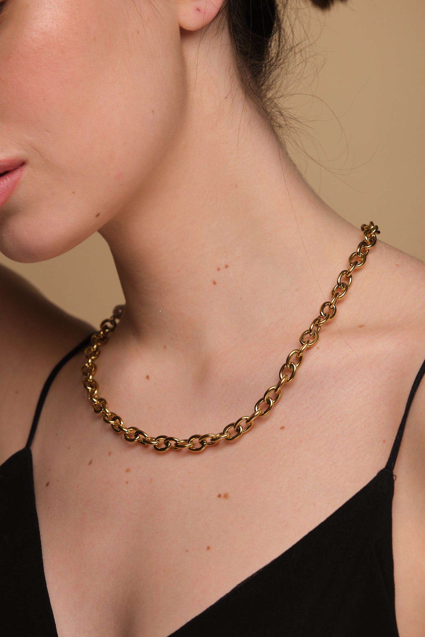 Chain gold plated waterproof