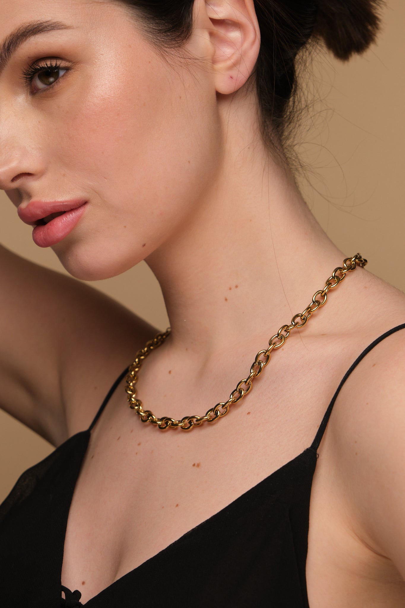 Chain gold plated waterproof